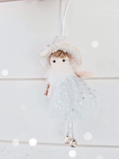 Twinkle Lace Angel Ornament