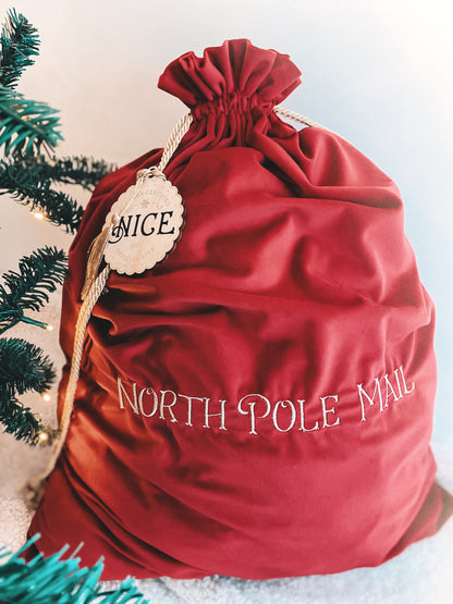 Giving & Gifting North Pole Mail Sack
